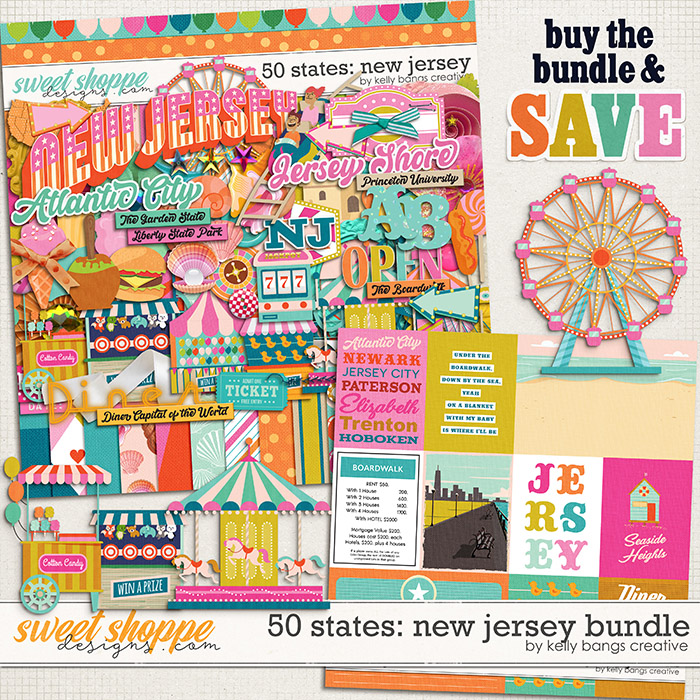 50 States: New Jersey Bundle by Kelly Bangs Creative