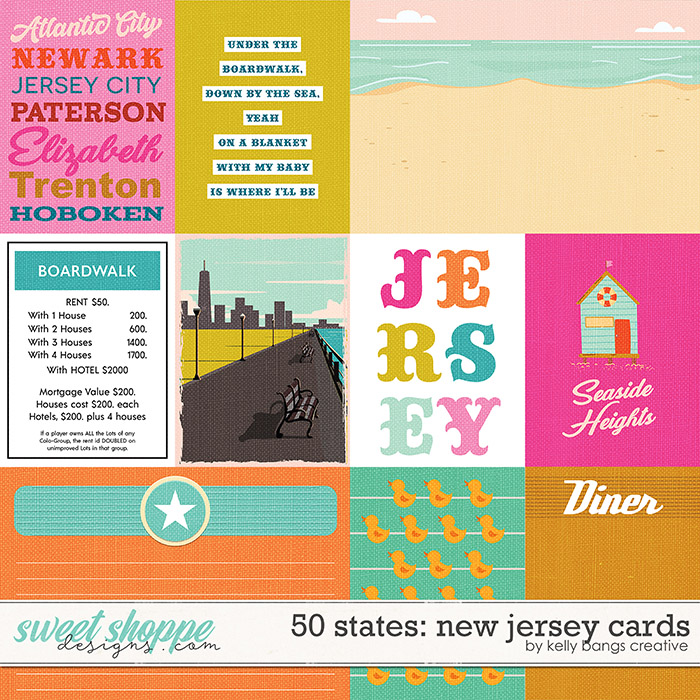 50 States: New Jersey Cards by Kelly Bangs Creative