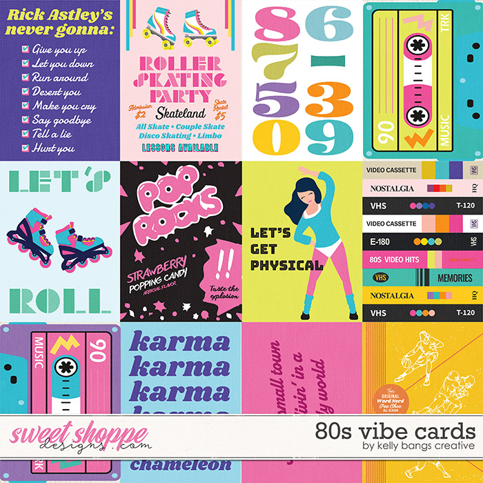 80's Vibe Cards by Kelly Bangs Creative