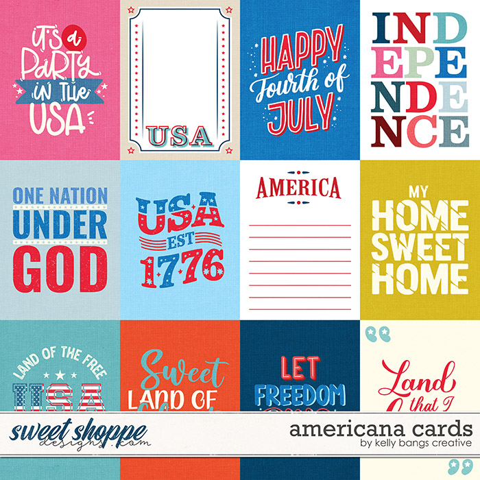 Americana Cards by Kelly Bangs Creative