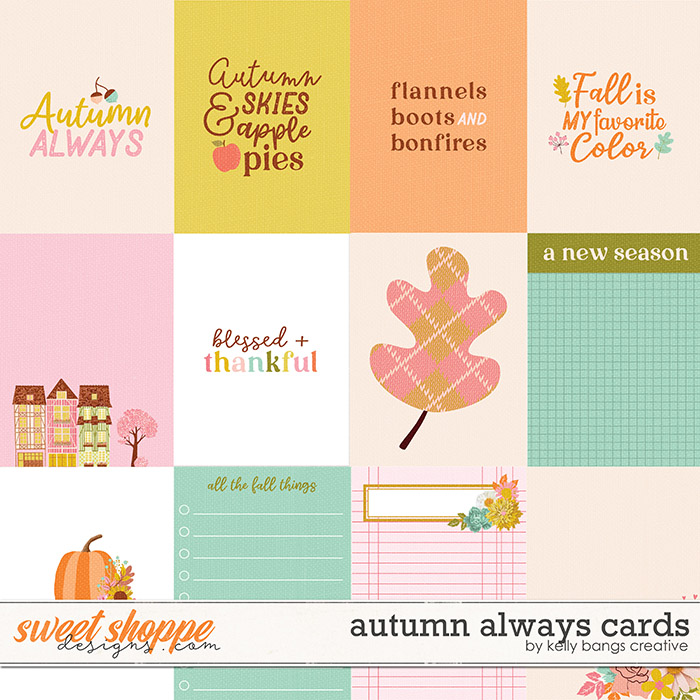 Autumn Always Cards by Kelly Bangs Creative