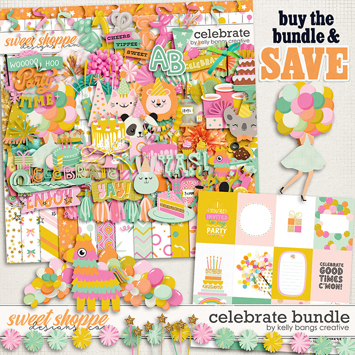 Celebrate 2 Bundle by Kelly Bangs Creative