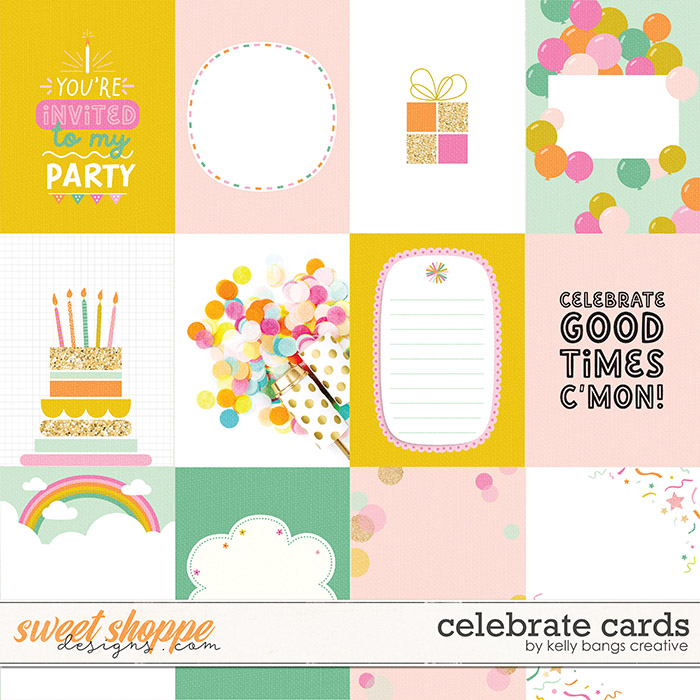 Celebrate 2 Cards by Kelly Bangs Creative