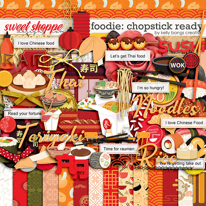 Foodie: Chopstick Ready by Kelly Bangs Creative