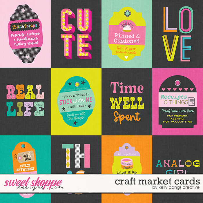 Craft Market Cards by Kelly Bangs Creative