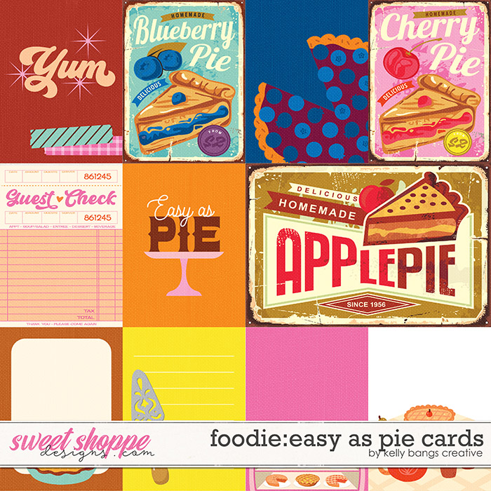 Foodie: Easy as Pie Cards by Kelly Bangs Creative