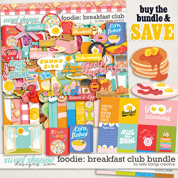 Foodie: Breakfast Club Bundle by Kelly Bangs Creative