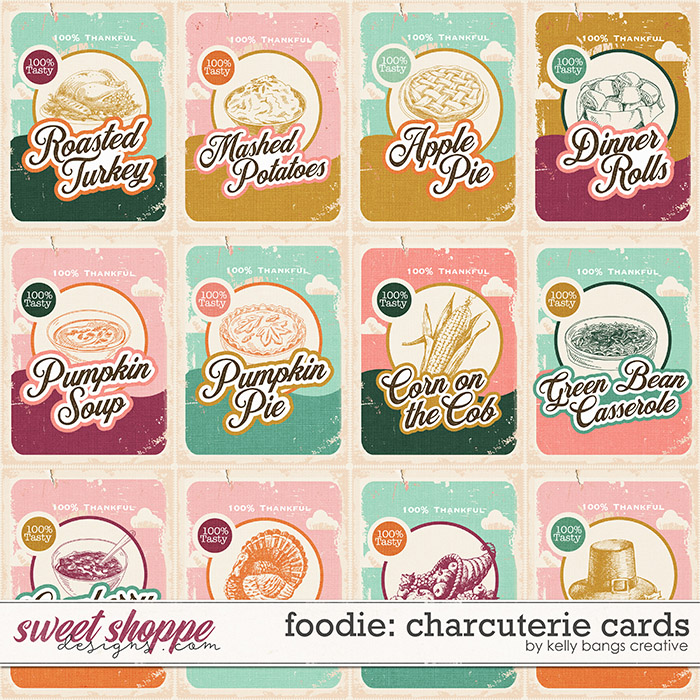 Foodie: Charcuterie Cards by Kelly Bangs Creative