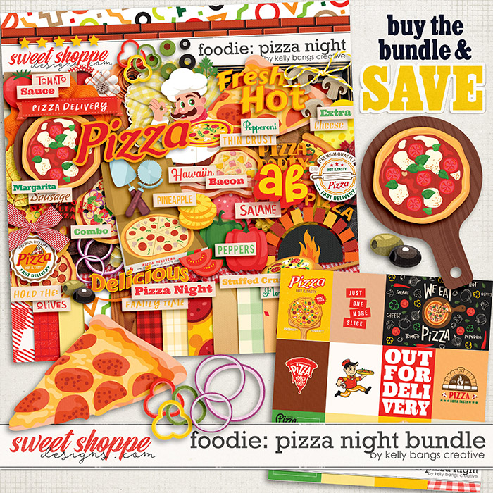 Foodie: Pizza Night Bundle by Kelly Bangs Creative