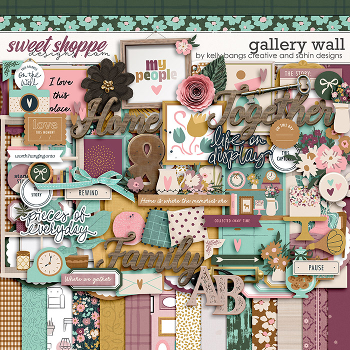 Gallery Wall by Kelly Bangs Creative and Sahin Designs