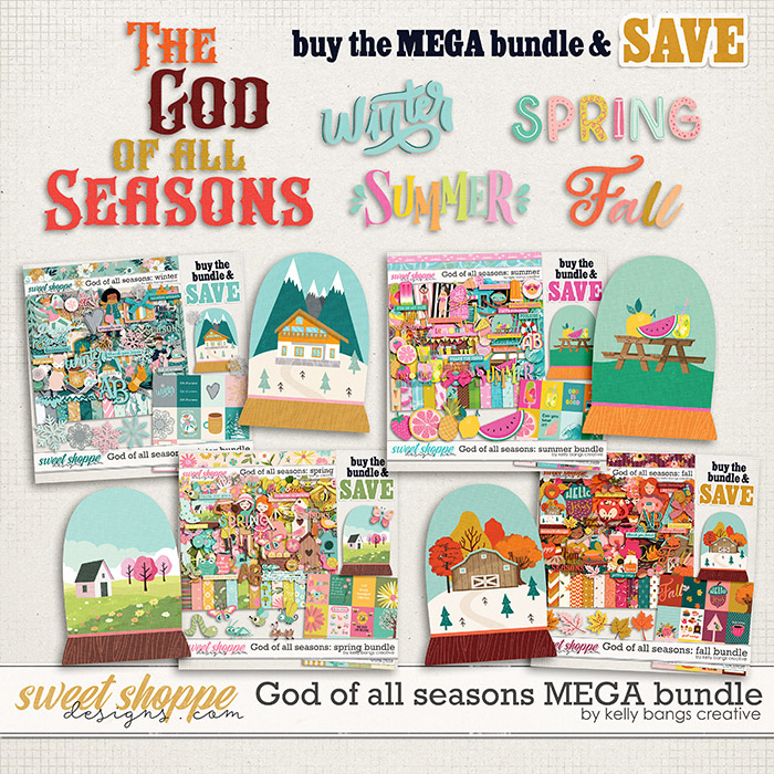 God of All Seasons MEGA Bundle by Kelly Bangs Creative