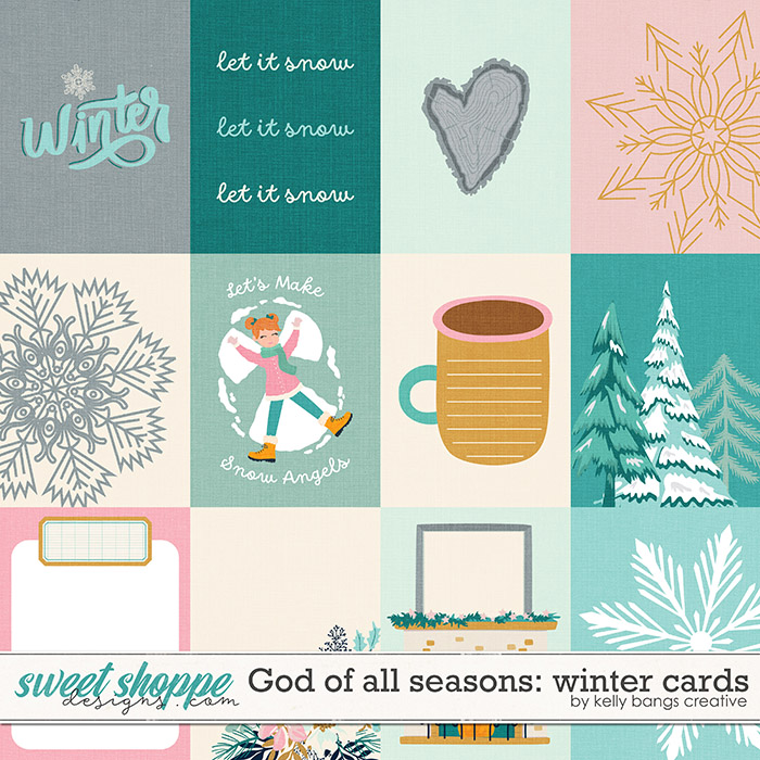God of All Seasons: Winter Cards by Kelly Bangs Creative