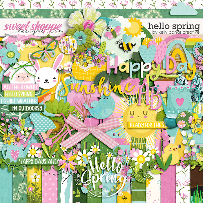 Hello Spring by Kelly Bangs Creative