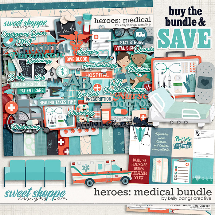 Heroes: Medical Bundle by Kelly Bangs Creative