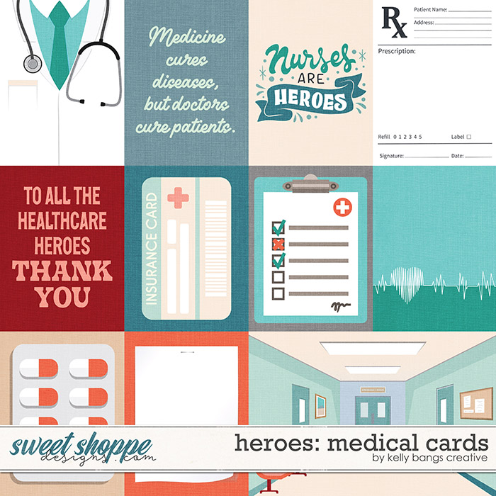 Heroes: Medical Cards by Kelly Bangs Creative