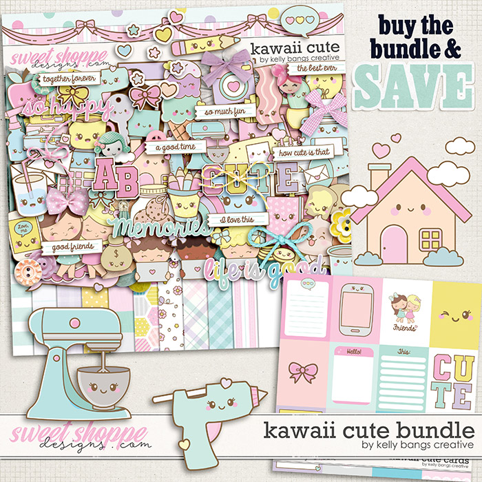 Kawaii Cute Bundle by Kelly Bangs Creative