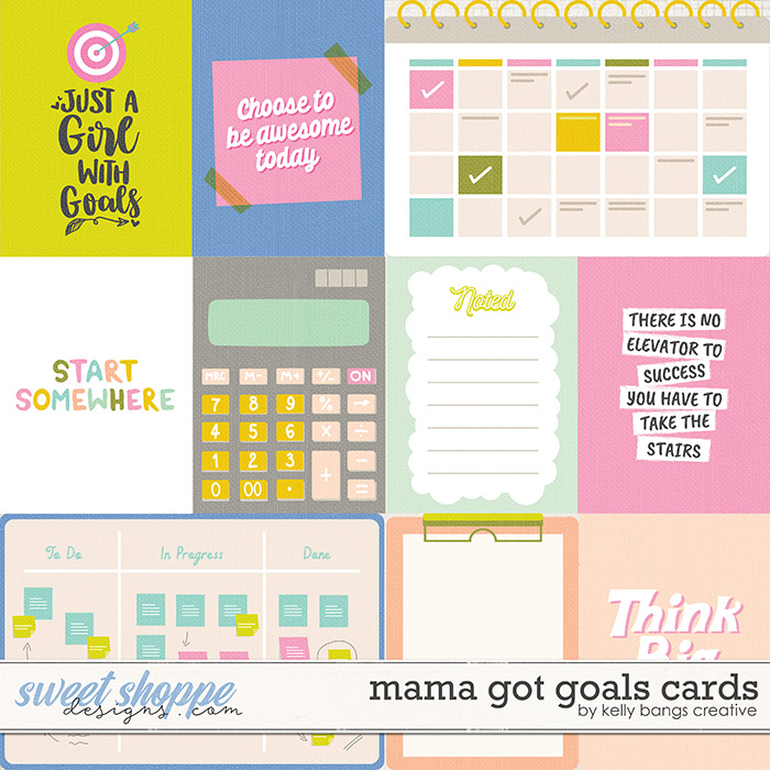 Mama Got Goals Cards by Kelly Bangs Creative