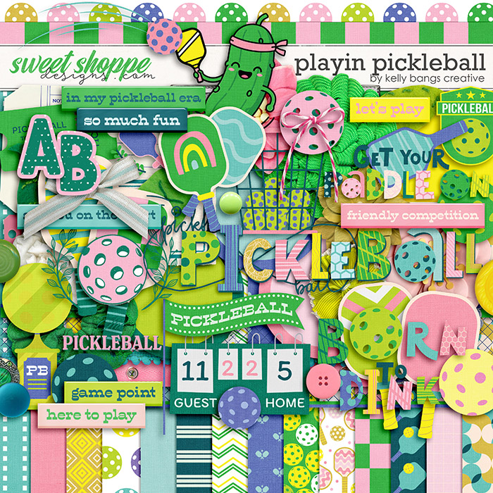 Playin Pickleball by Kelly Bangs Creative