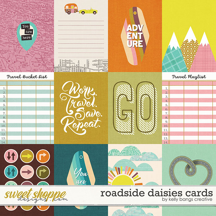 Roadside Daisies Cards by Kelly Bangs Creative