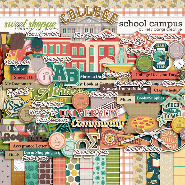 School Campus by Kelly Bangs Creative