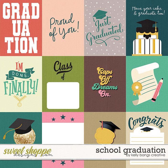 School Graduation Cards by Kelly Bangs Creative