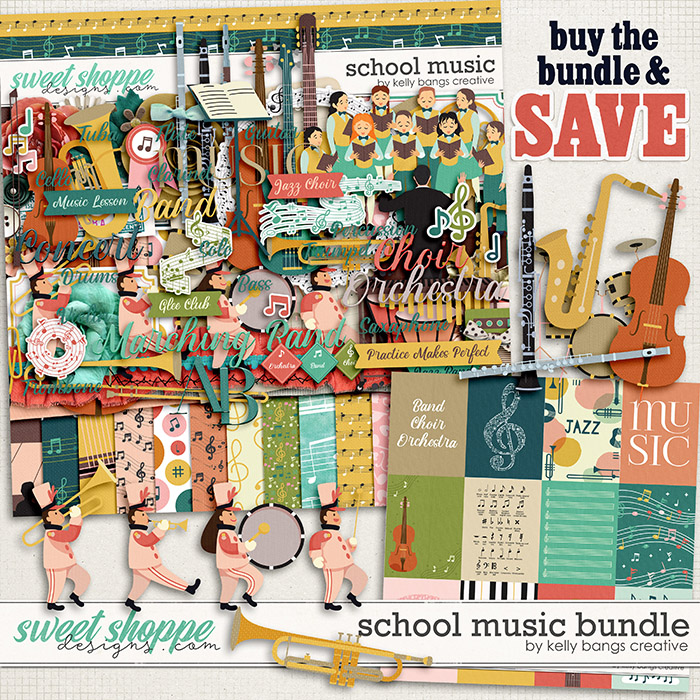 School: Music Bundle by Kelly Bangs Creative