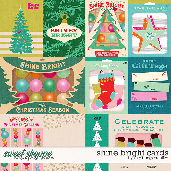 Shine Bright Cards by Kelly Bangs Creative