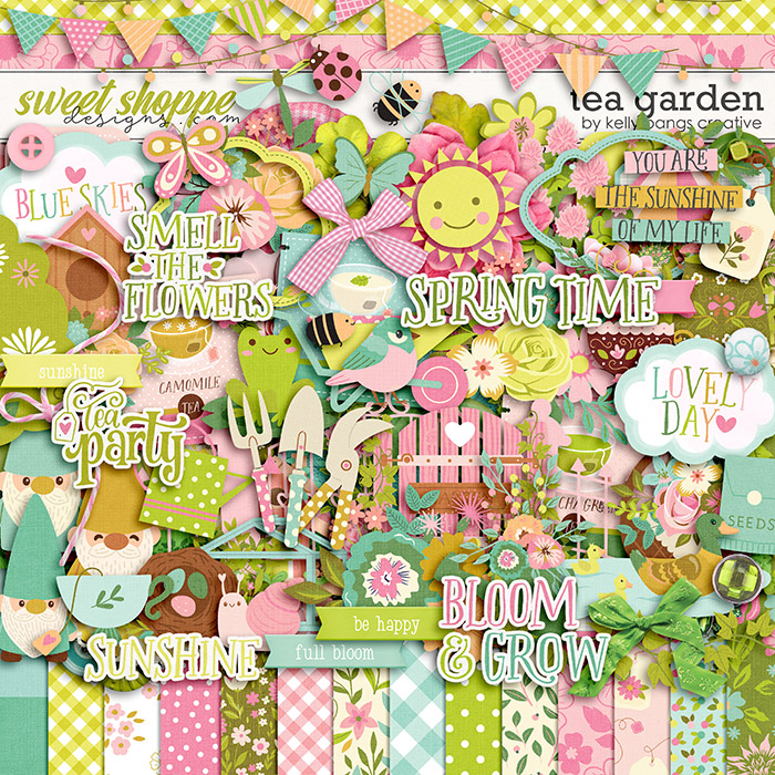Tea Garden by Kelly Bangs Creative