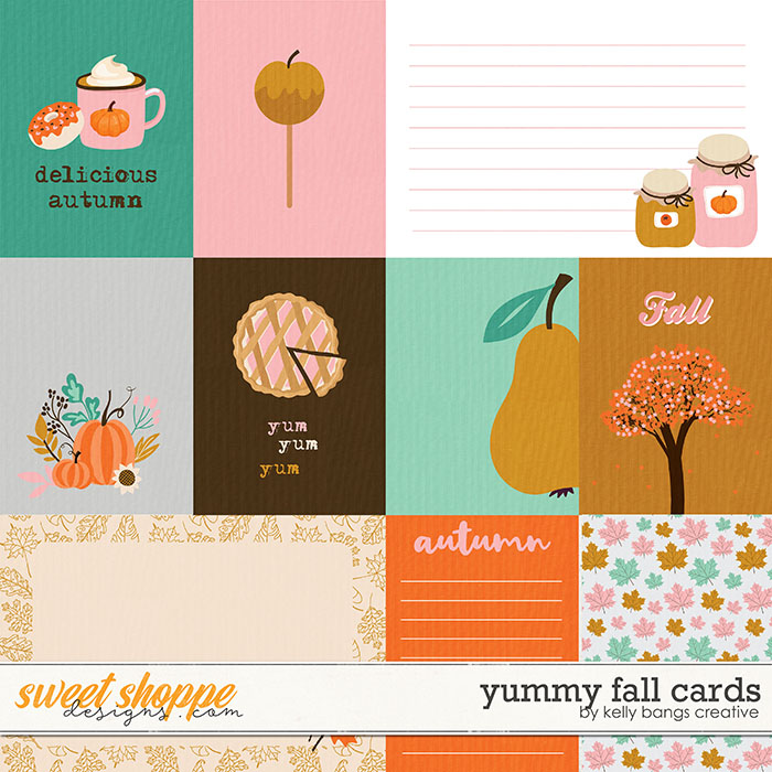 Yummy Fall Cards by Kelly Bangs Creative