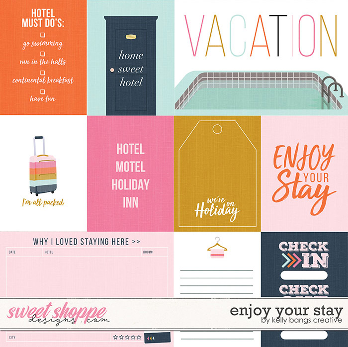 Enjoy Your Stay Cards by Kelly Bangs Creative