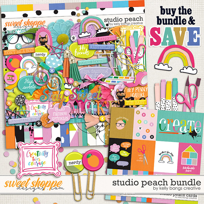 Studio Peach Bundle by Kelly Bangs Creative