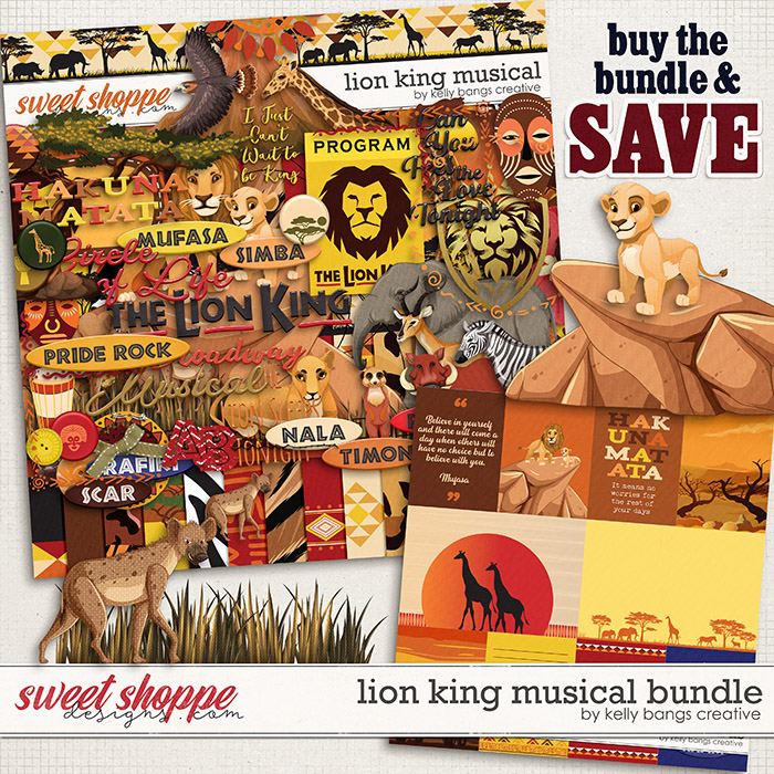 Musical: Lion King Bundle by Kelly Bangs Creative