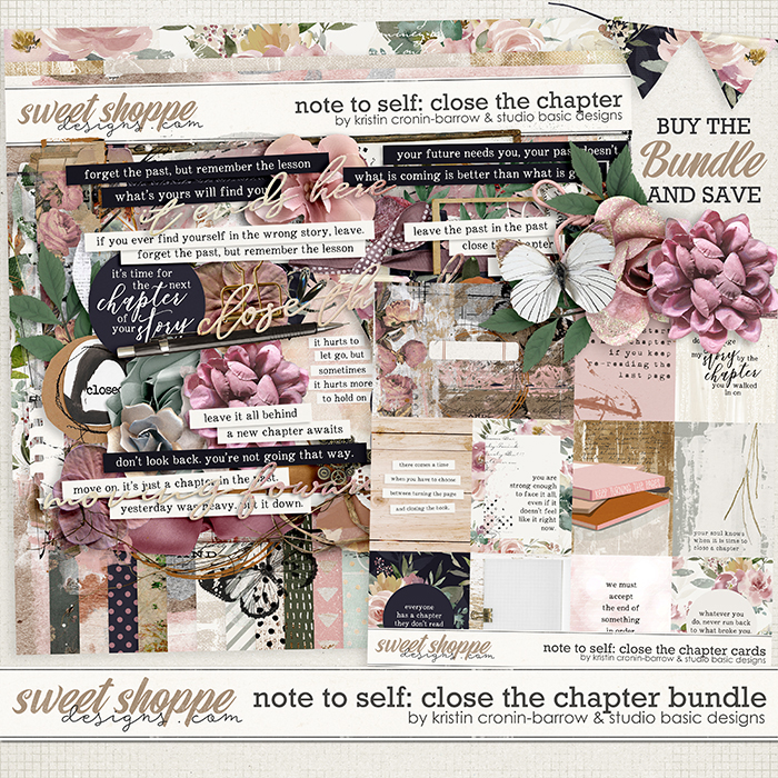 Note To Self: Close The Chapter Bundle by Kristin Cronin-Barrow & Studio Basic