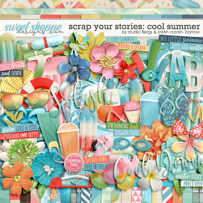 Scrap Your Stories: COOL SUMMER- by Studio Flergs & Kristin Cronin-Barrow