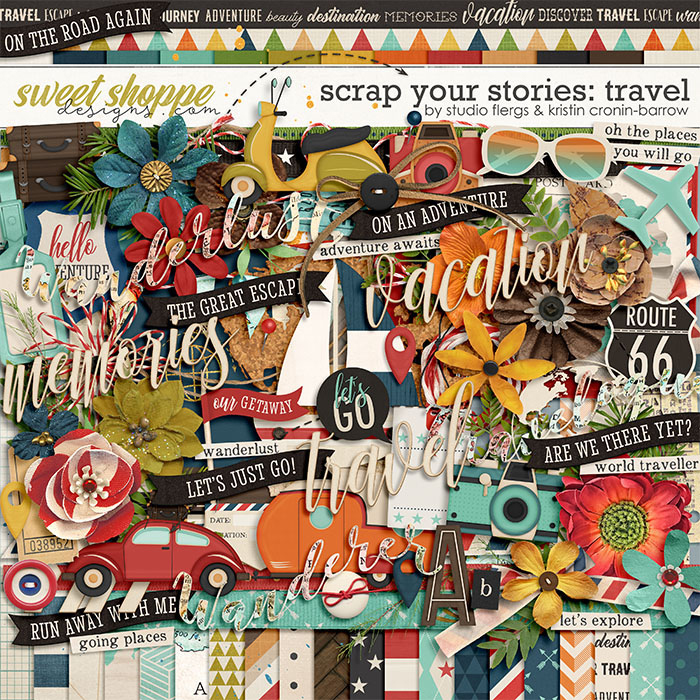 Scrap Your Stories: Travel by Studio Flergs & Kristin Cronin-Barrow