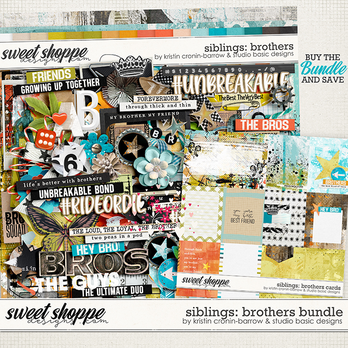 Siblings: Brothers Bundle by Kristin Cronin-Barrow and Studio Basic Designs