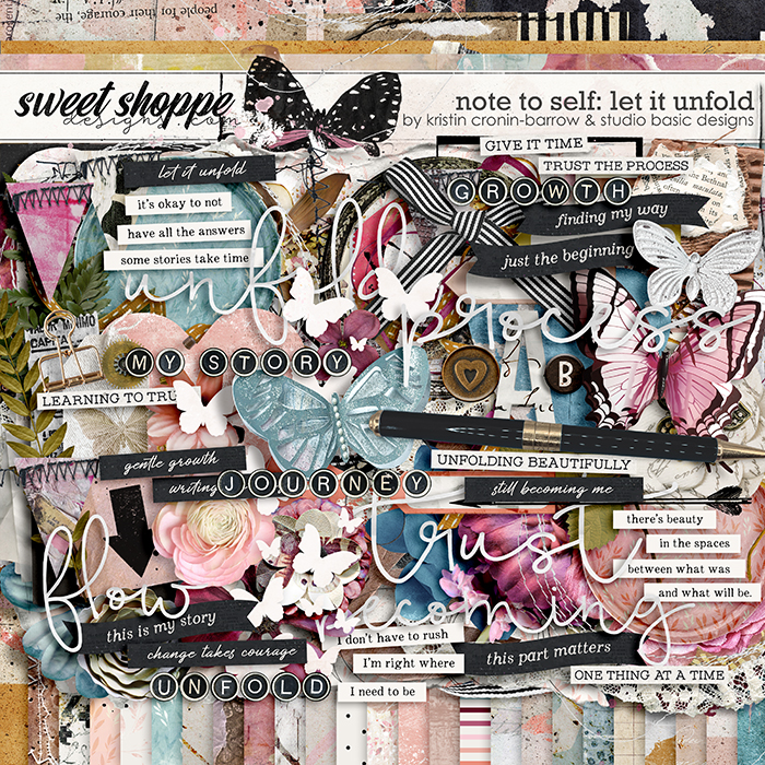 Note To Self: Let It Unfold Kit by Kristin Cronin-Barrow and Studio Basic Designs