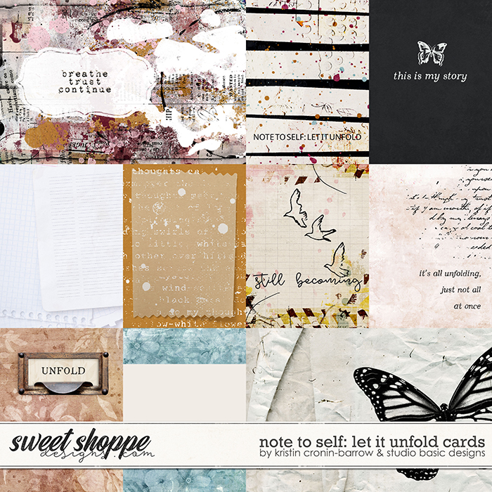 Note To Self: Let It Unfold Cards by Kristin Cronin-Barrow and Studio Basic Designs