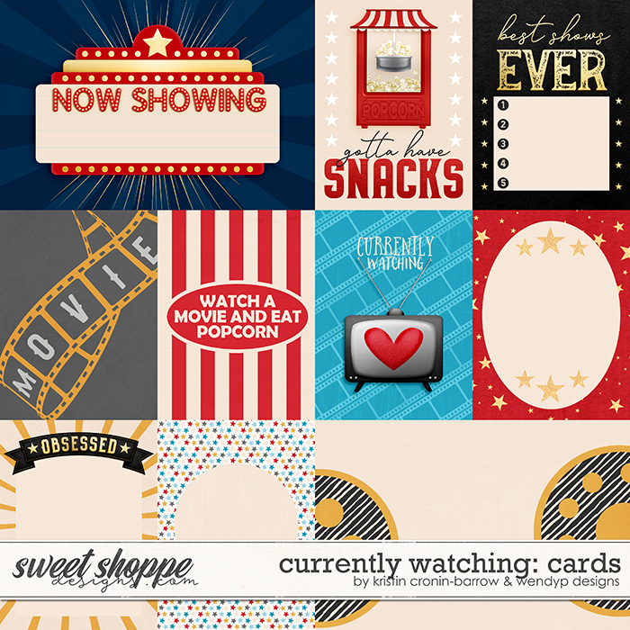 Currently watching - Cards by Kristin Cronin-barrow & WendyP Designs