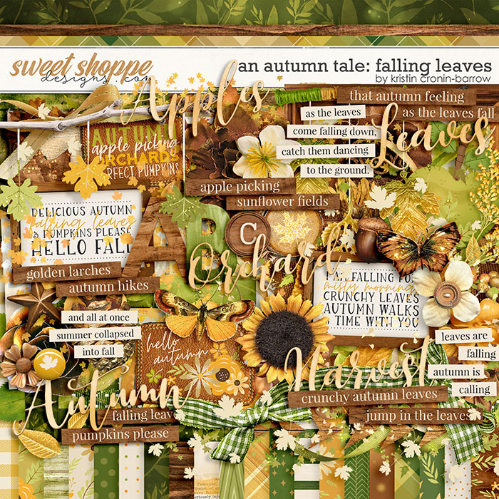 Sweet Autumn Scrapbook Set