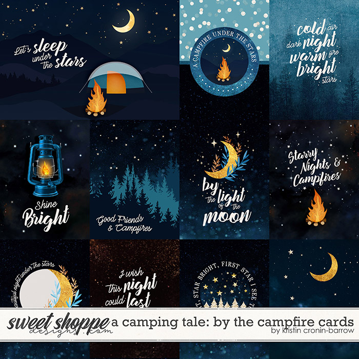 A Camping Tale: By the Campfire cards by Kristin Cronin-Barrow
