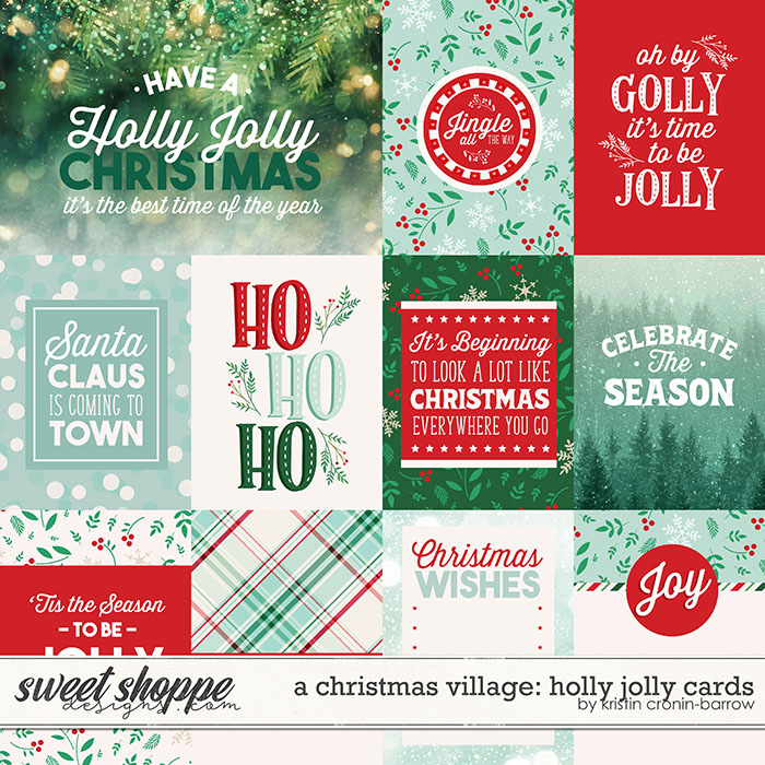 A Christmas Village: Holly Jolly Hideaway Cards by Kristin Cronin-Barrow A Christmas Village: Holly Jolly Hideaway Cards by Kristin Cronin-Barrow