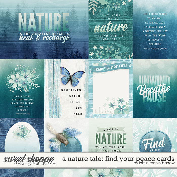 A Nature Tale: Find your Peace cards by Kristin Cronin-Barrow