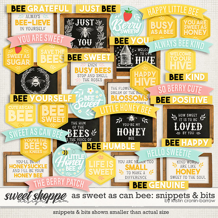 As Sweet as can Bee: Snippets & Bits by Kristin Cronin-Barrow