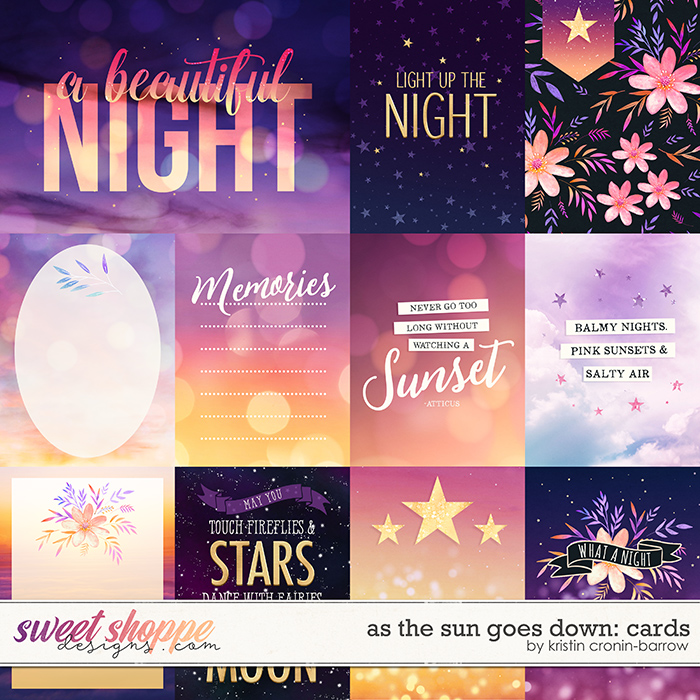 As the Sun Goes Down: Cards by Kristin Cronin-Barrow