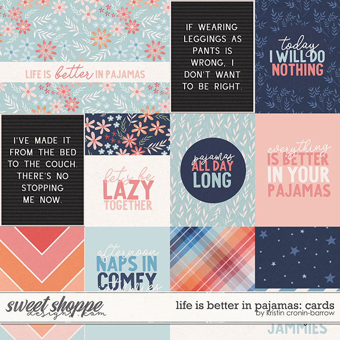 Life is Better in Pajamas: Cards by Kristin Cronin-Barrow