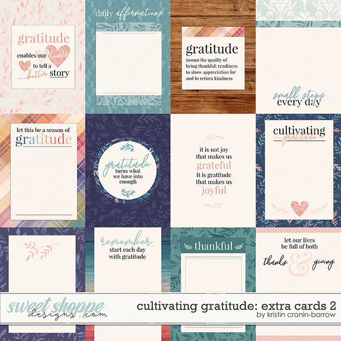 Cultivating Gratitude: extra cards 2 by Kristin Cronin-Barrow Cultivating Gratitude: extra cards 2 by Kristin Cronin-Barrow