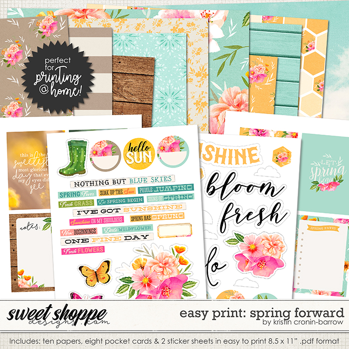 Easy Print: Spring Forward by Kristin Cronin-Barrow Easy Print: Spring Forward by Kristin Cronin-Barrow