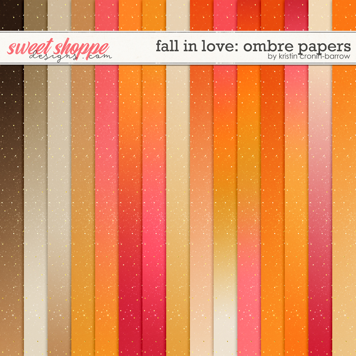 Fall in Love: Ombre Papers by Kristin Cronin-Barrow Fall in Love: Ombre Papers by Kristin Cronin-Barrow