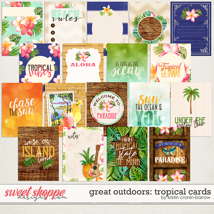 Great Outdoors: Tropical Cards by Kristin Cronin-Barrow